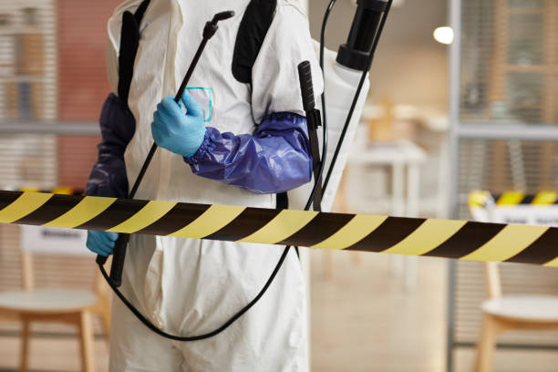 Professional Biohazard technician working in Springville, IA